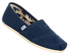 Toms Classics Navy Canvas Espadrilles