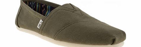 toms Khaki Classic Shoes