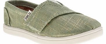 Toms kids toms green seasonal classics girls