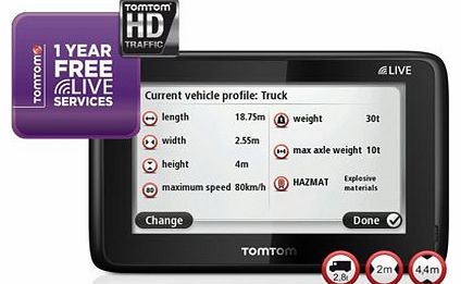 PRO 5150 Truck Live Satellite Navigation System