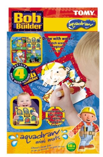 Tomy Aqua Draw Mini Mats - Bob the Builder