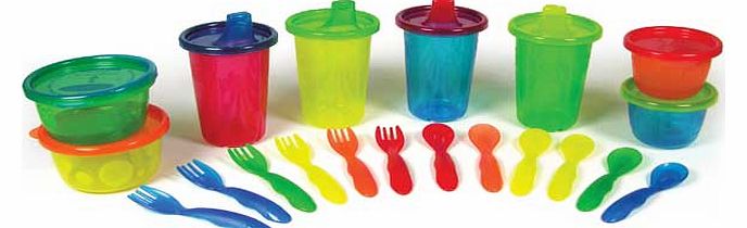 Tomy Bumper Mealtime Kit - 20 Pieces