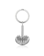 Signature Sterling Silver Motor Head Key Ring