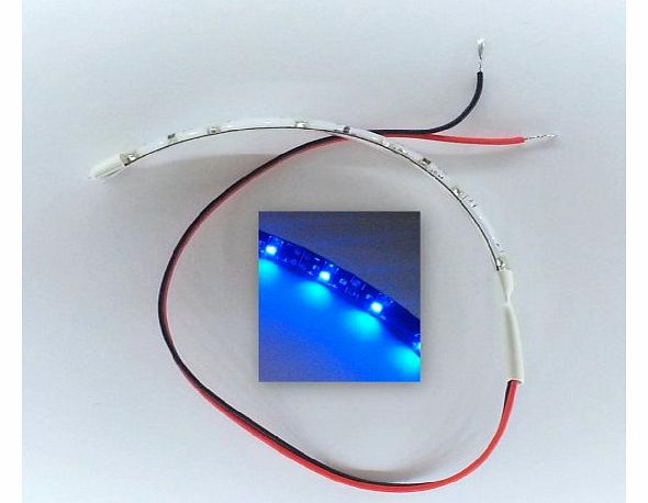 Top LED 10Cm Dolls House - Background - Scenery 12V Led Strip Lights - Blue