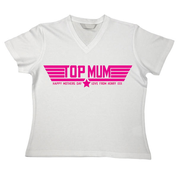 Mum Personalised T-shirt Size 8/10