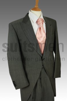 Boys Grey Mohair Tailcoat