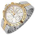 Torrini Dualchron Midas - Dual Time Steel and Gold Chronograph Watch