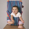 - Travel Highchair - Blue Stripe