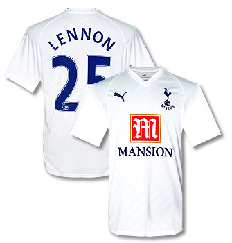 Puma 07-08 Tottenham home (Lennon 25)