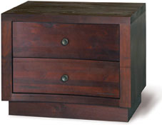 Dark Oak Bedside Cabinet