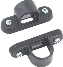 Tower, 1228[^]38940 Spacer Bar Saddles 20mm Black Pack of 2