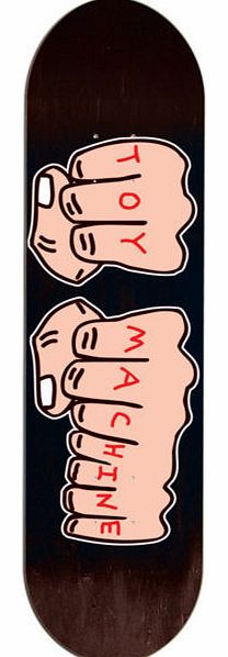 Toy Machine Fists Skateboard Deck - 7.75 inch