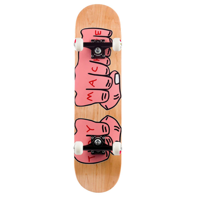 Toy Machine Fists Woodgrain Complete Skateboard