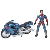 Toybiz X-Men Wolverine XWC X-treme Wild Chopper and 6` Poseable Figure