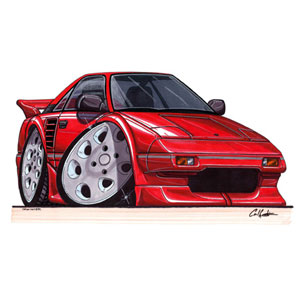 MR2 Mk1 - Red Kids T-shirt