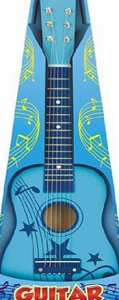 Toyrific Childrens 23 Inch Wooden Guitar - Blue