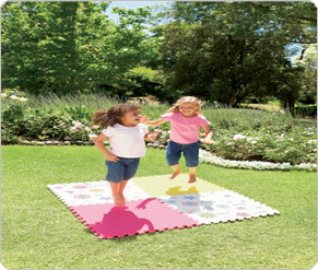 TP Flower Patch Recreation Mats 4 Pack