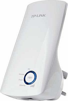 TP-Link TL-WA850RE 300Mbps Universal Wall Plug Range Extender/ Wi-Fi Booster (WPS function, Easy Configurati