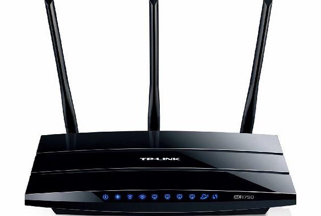 TP-Link Archer C7 AC1750 Wireless Dual Band Gigabit Cable Router (2.4GHz 450Mbps, 5GHz 1300Mbps, 2 USB Ports