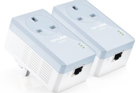 TP-Link TL-PA251KIT AV200  Multi-Streaming Powerline Starter Kit with AC Pass Through (UK Plug Only)