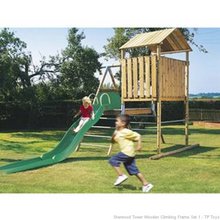 Sherwood Tower Wooden Climbing Frame Set 1 - TP Toys