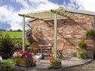 Traditional Patio Pergola: Traditional Patio Pergola - B