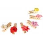 Flower Pegs (set of 6)