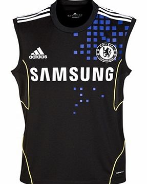 Adidas 2011-12 Chelsea Adidas Sleeveless Jersey (Black)