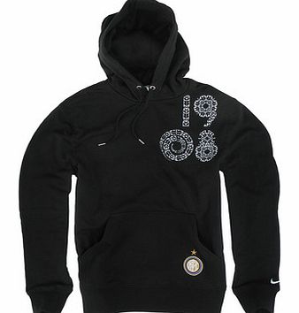 Nike 2011-12 Inter Milan Nike Core Hooded Top (Black)