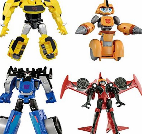 Transfomers TAV48 EZ Collection Team Bumblebee VS Thunderhoof SetTAKARATOMY