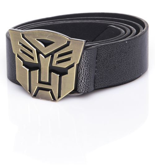 Gold Head Buckle PU Belt