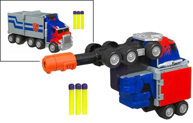 transformers Optimus Prime Battle Rig Blaster