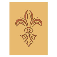 Trend Fleur De Lys Kitchen Door Template (Routercarver / Router Carver Templates)