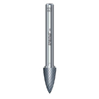 Trend S/Carbide Burr 10mm Dia Flame (Stc Router Cutter Range / Burrs)