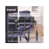 Trend Seven Tct 1/4 Cutters Routerlathe (Tct Router Cutter Sets / Routerlathe Sets)