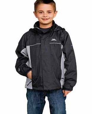 Trespass Boys Black Mooki Jacket - 5-6 Years