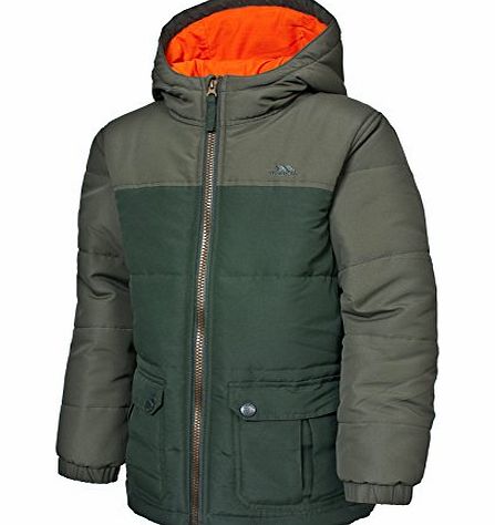 Trespass Boys Grayson Jacket - Olive, Size 5/6