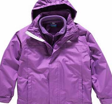 Trespass Girls 3-in-1 Pink Skydive Jacket - 5-6