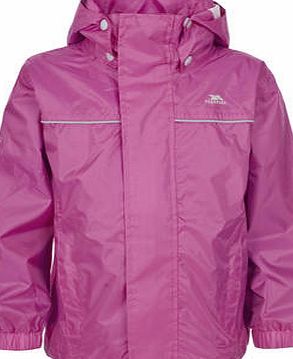 Trespass Girls Purple Shell Jacket - 5-6 Years