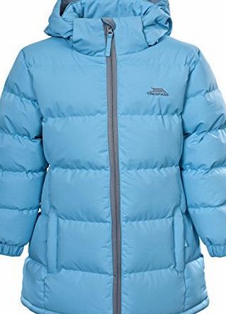 Trespass Girls Tiffy Padded Jacket - Sky Blue, Size 5/6