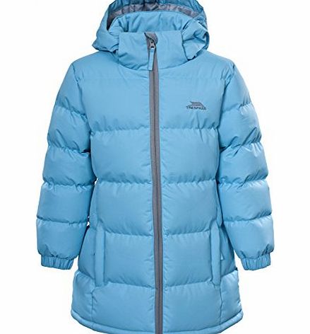 Trespass Girls Tiffy Padded Jacket - Sky Blue, Size 7/8