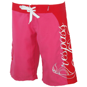 Ladies Trespass Dasilami Boardshort. Lollipop