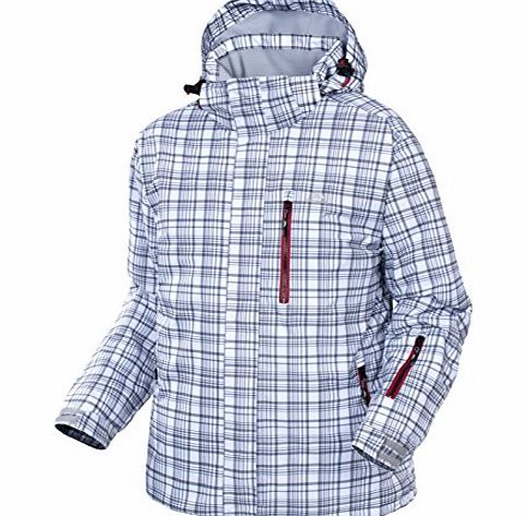 Trespass Mens Watton Ski Jacket - White Print, Small