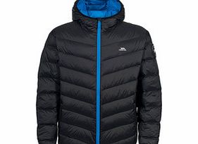 Stormer black down padded jacket