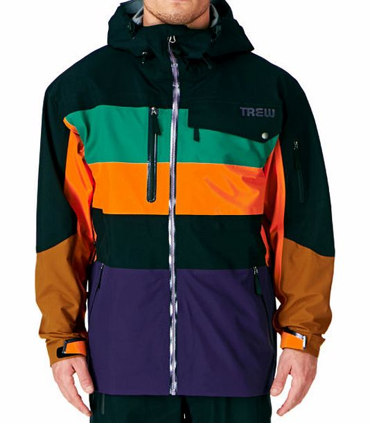 Trew Mens Trew Pow Funk Snow Jacket - Disco