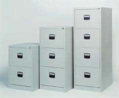 Filing Cabinet Steel Lockable 3-Drawer