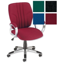 Intro Steel Task Armchair Claret