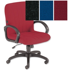 L-air Manager Chair Burgundy