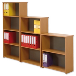 Office Medium Bookcase Beech