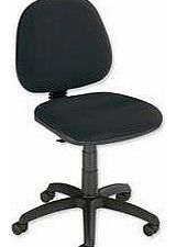 Trexus Office Operator Chair Medium Back H300mm Seat W460xD430xH460-580mm Black